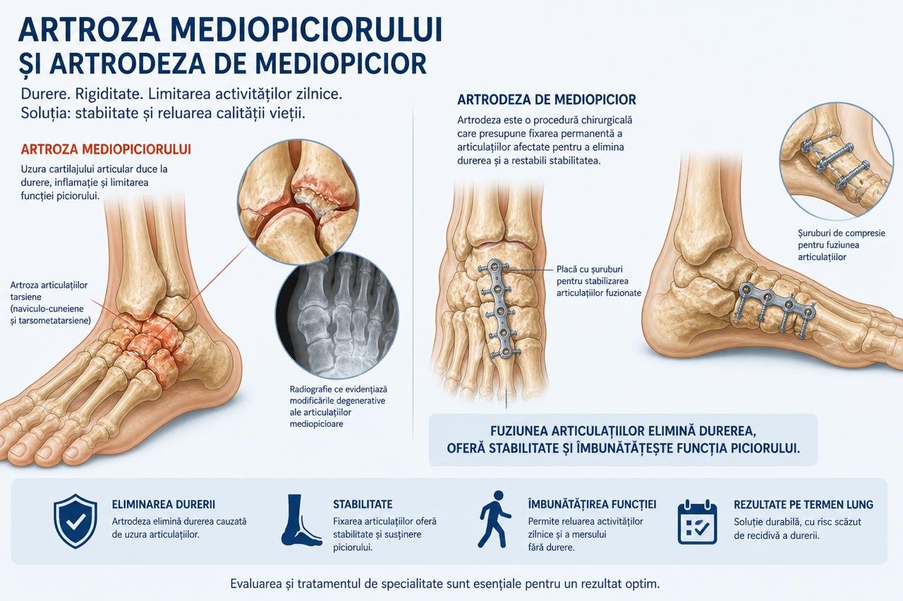 Artroza de Mediopicior – Cauze, Simptome și Tratament