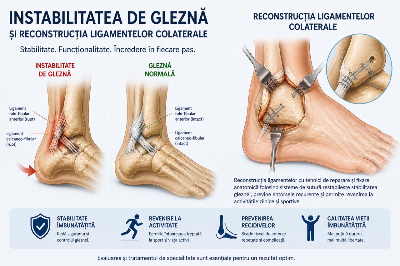 Instabilitatea Gleznei și Reconstrucția Ligamentelor Laterale
