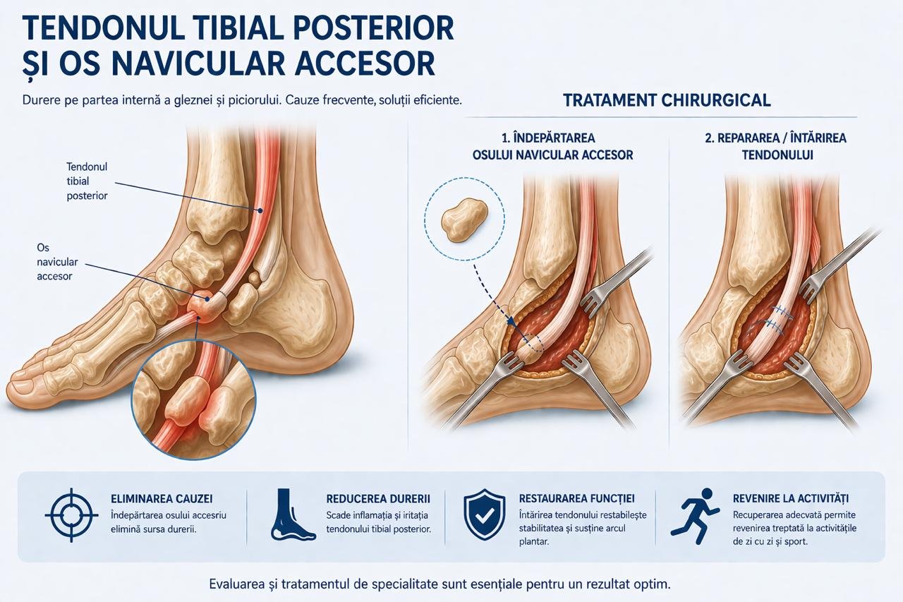Patologia Tendonului Tibial Posterior și Osul Navicular Accesor